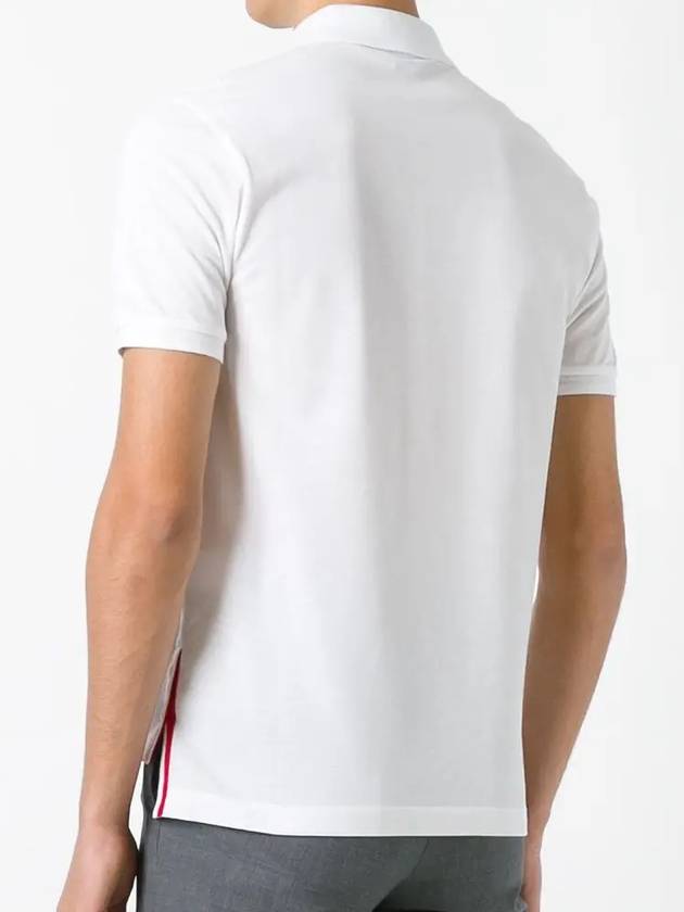 Thom Browne Pocket Trimming Polo Short Sleeve T Shirt MJP022A - TOM FORD - BALAAN 3