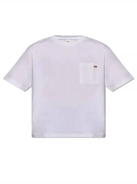 Logo Patch Short Sleeve T-Shirt White - ACNE STUDIOS - BALAAN 2