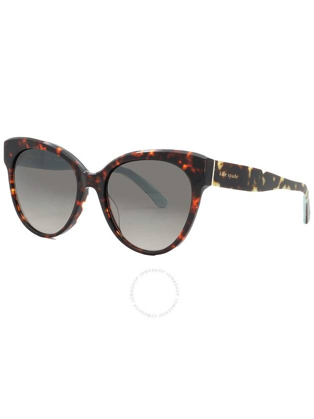 Kate Spade Dark Brown Gradient Butterfly Ladies Sunglasses AUBRIELLA/G/S HA 55 - KATE SPADE - BALAAN 3