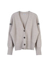 Women's Cashmere Cardigan Beige - BRUNELLO CUCINELLI - BALAAN 2