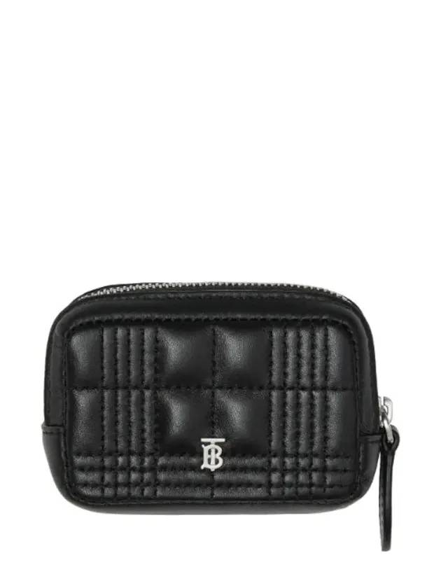 Lola Quilted Leather Pouch Black - BURBERRY - BALAAN 2