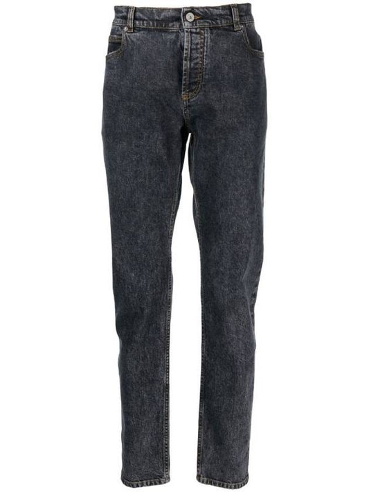 Denim Straight Jeans Blue - BALMAIN - BALAAN 2