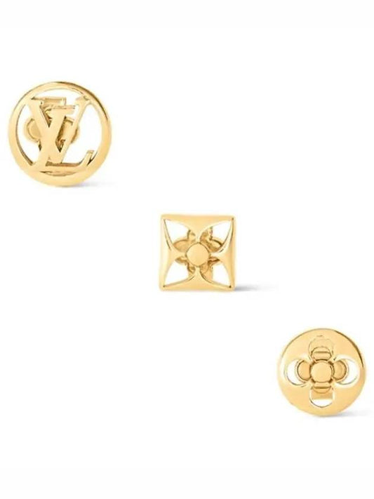 Crazy In Lock Earrings Set Gold - LOUIS VUITTON - BALAAN 2