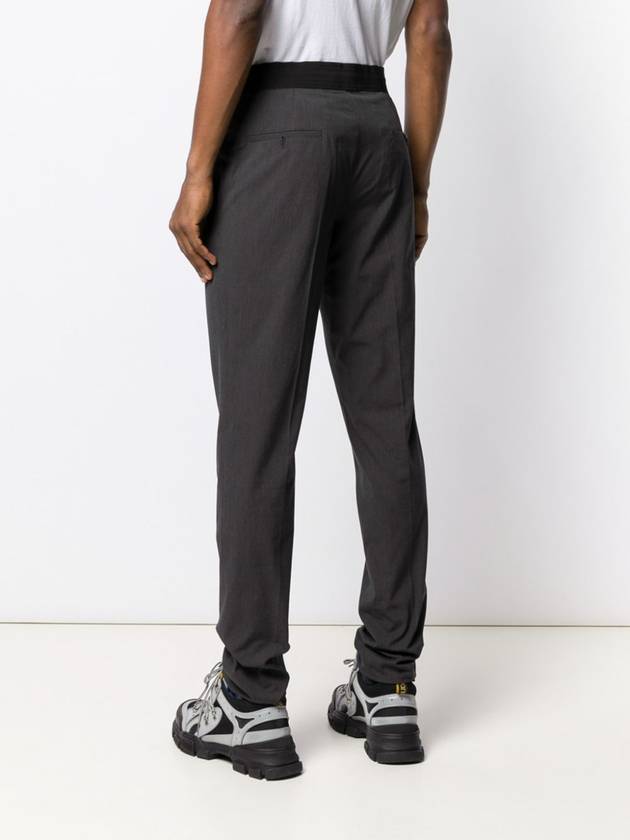 drawstring slim-fit trousers - LANVIN - BALAAN 4