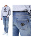 Logo Patch Pacific Blue Vintage Medium Washed Jeans SACC MDT3114 PDE004N - PHILIPP PLEIN - BALAAN 2