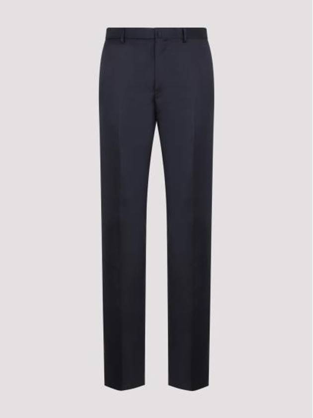 Straight Pants RMTR00024916A23 29 NAVY BLUE - LANVIN - BALAAN 1