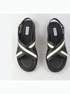 Crossover Strap Leather Sandals Black - BALLY - BALAAN 2