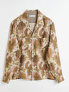 Heusen Flower Print Long Sleeve Shirt Beige - OUR LEGACY - BALAAN 2