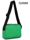 Tech Recycled Cross Bag Green - GANNI - BALAAN 4