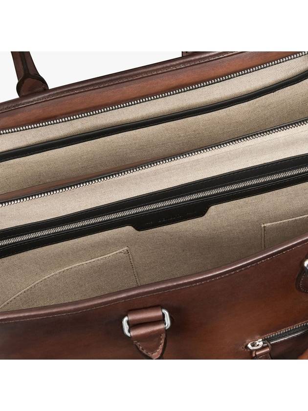 Doujour Scritto Venezia Leather Briefcase Kakao Intenso - BERLUTI - BALAAN 4