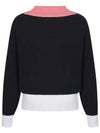 Sleeve color matching collar neck knit MK4SP312 - P_LABEL - BALAAN 3