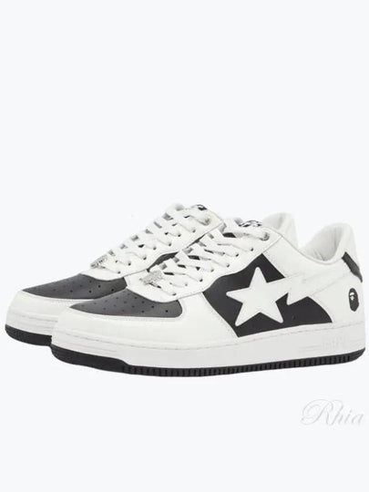 Star Low Top Sneakers White Black - BAPE - BALAAN 2