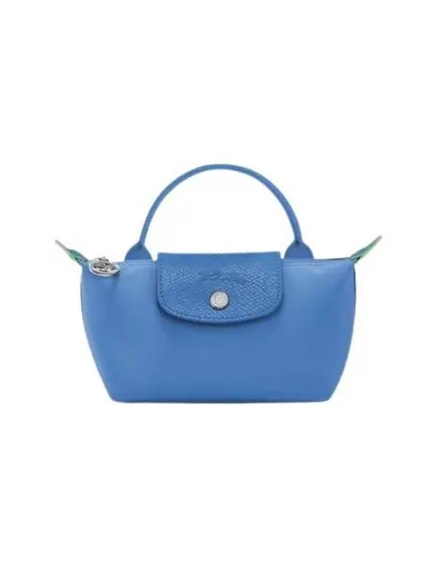 Le Pliage Green Handle Pouch Cornflower 208919 - LONGCHAMP - BALAAN 2