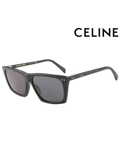 Eyewear Logo Square Acetate Sunglasses Black - CELINE - BALAAN 2