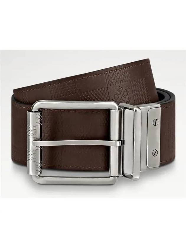 Damier Print Reversible 40MM Belt M9150U - LOUIS VUITTON - BALAAN 2