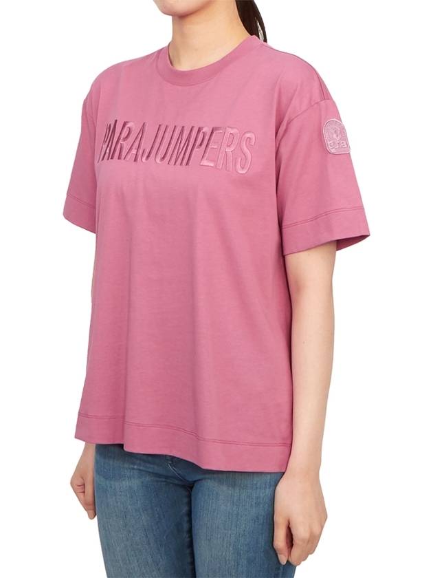 Women's Short Sleeve T-Shirt PWTSUF35 ANTIQUE ROSE - PARAJUMPERS - BALAAN 2