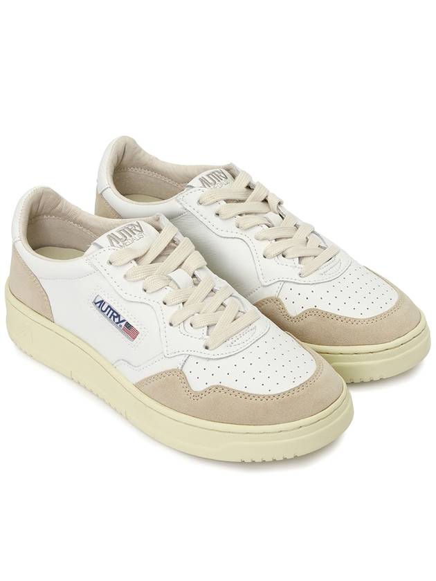 Medalist Suede Low Top Sneakers White - AUTRY - BALAAN 4