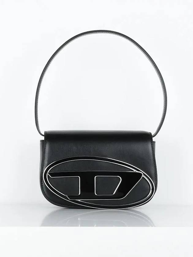 1DR Nappa Leather Shoulder Bag Black - DIESEL - BALAAN 3