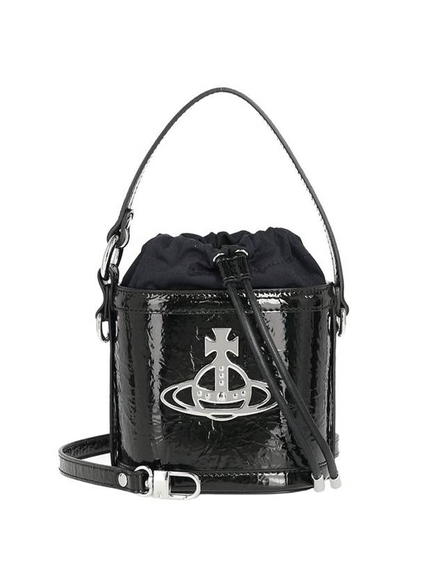 Women's Daisy Drawstring Bucket Bag Black - VIVIENNE WESTWOOD - BALAAN 1