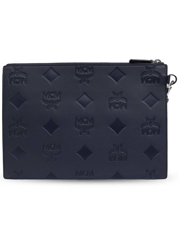 MCM Leather Handbag, Men's, Navy Blue - MCM - BALAAN 3