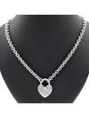 Tiffany Return to Heart Lock Silver Necklace L277403 - TIFFANY & CO. - BALAAN 2