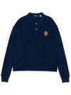 Embroidered Logo Pony Polo Shirt Navy - POLO RALPH LAUREN - BALAAN 4