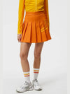 Women's Naomi Pleated Skirt Orange - J.LINDEBERG - BALAAN 3