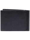 Men's Three Stripes Tab Classic Money Clip Card Wallet Black - THOM BROWNE - BALAAN 5