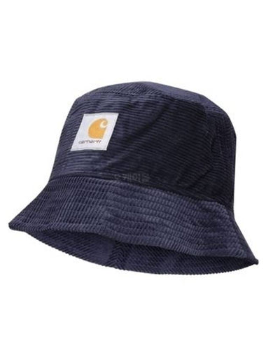 Cord Bucket Hat Dark Navy - CARHARTT WIP - BALAAN 1