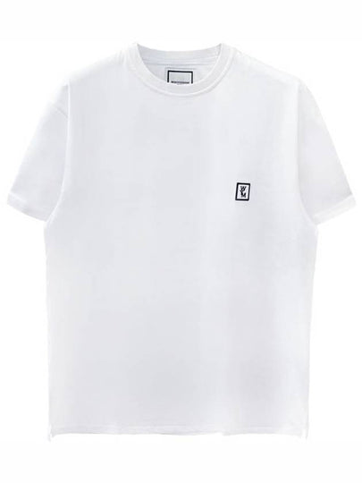 Cotton Back Logo Short Sleeve T-Shirt White - WOOYOUNGMI - BALAAN 2