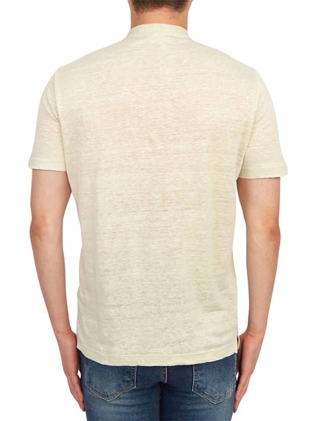 Men's Short Sleeve K-Shirt Beige - RVR LARDINI - BALAAN 5