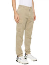 Compass Badge Cargo Straight Pants Beige - STONE ISLAND - BALAAN 4