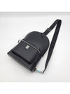 Logo Grained Leather Cross Bag Black - BURBERRY - BALAAN 6