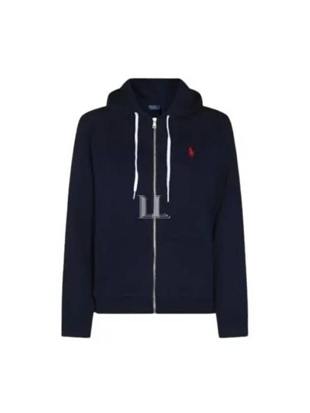 Pony Logo Zip-Up Hoodie Navy - POLO RALPH LAUREN - BALAAN 2