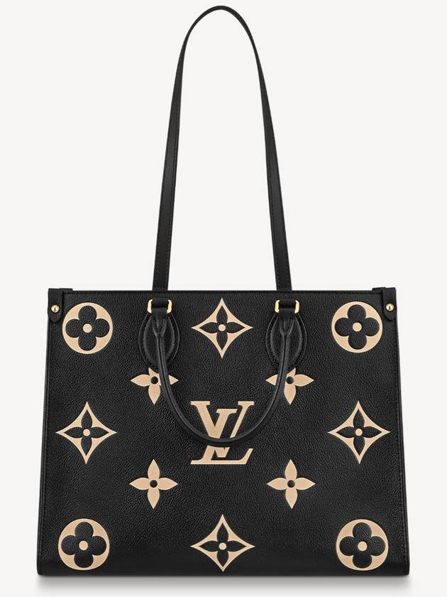 OnTheGo Monogram Empreinte Leather Tote Bag Black - LOUIS VUITTON - BALAAN 4