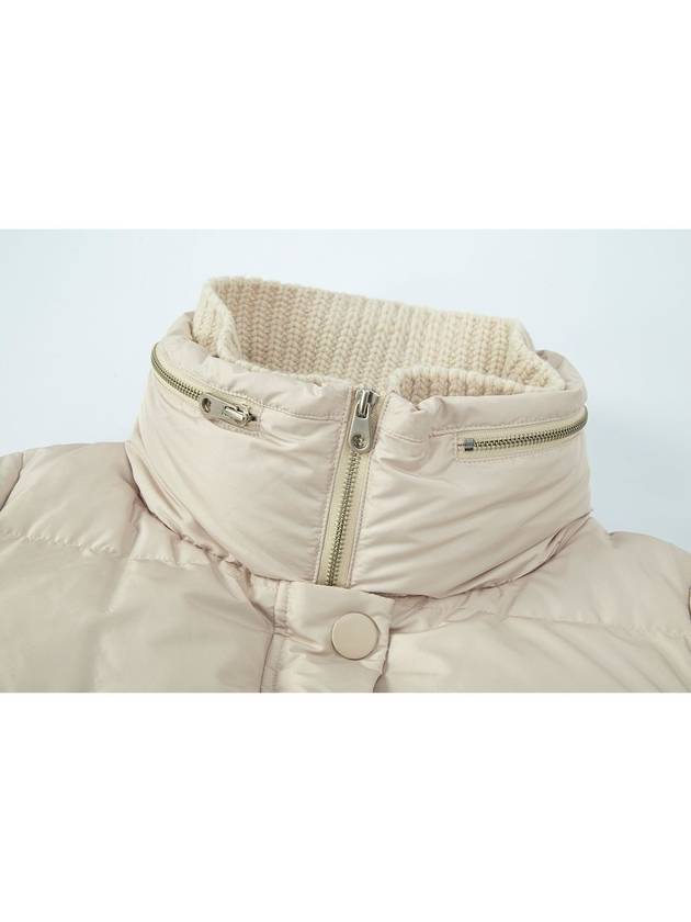 Quilted Rib Trim Hooded Down - CALLAITE - BALAAN 4