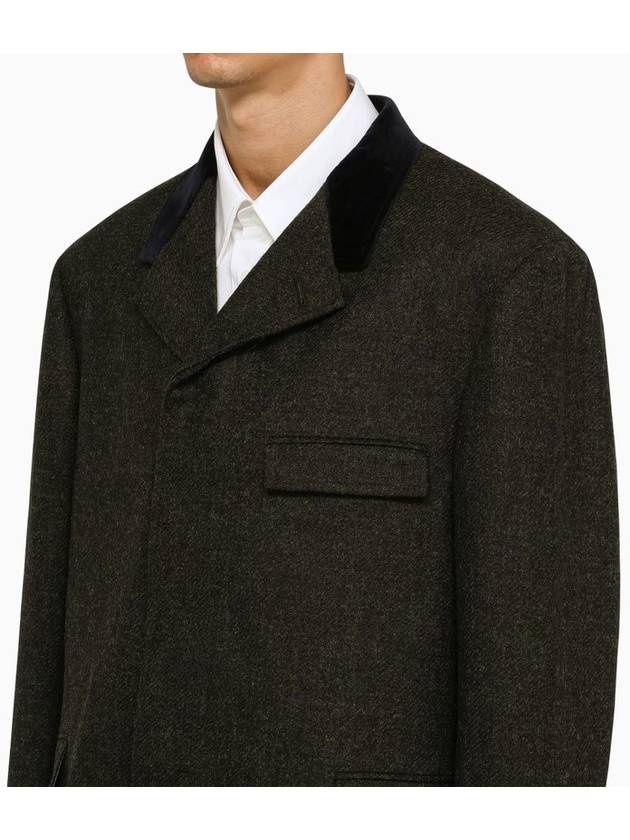 Classic Chesterfield Oversized Single Coat Green - THOM BROWNE - BALAAN 7