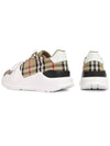 Vintage Check Suede Leather Sneakers Archive Beige - BURBERRY - BALAAN 7