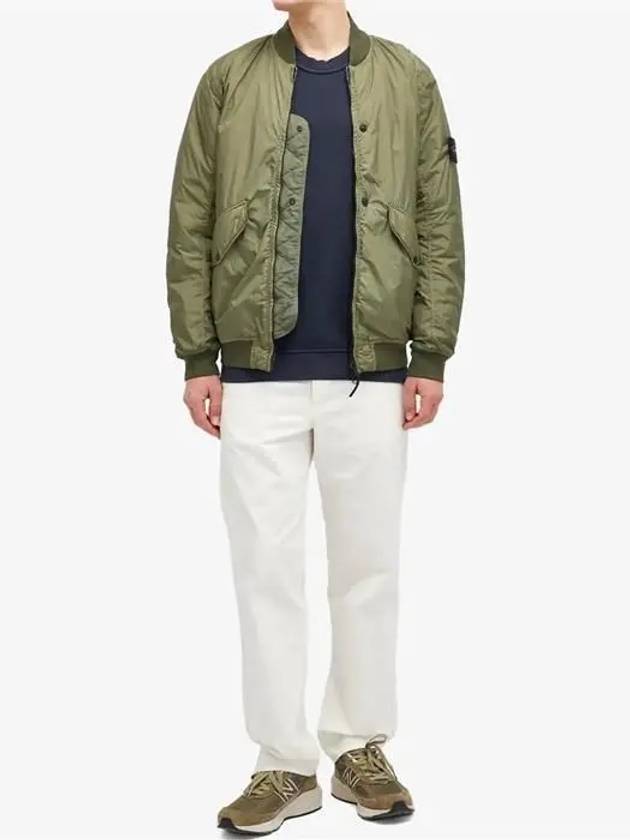 Reps R NY Bomber Jacket Green - STONE ISLAND - BALAAN 6