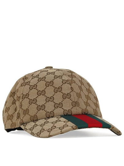 Original GG Base Ball Cap Beige Ebony - GUCCI - BALAAN 2