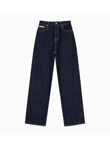 High Rise Relaxed Fit Rise Jeans Navy - CALVIN KLEIN - BALAAN 1