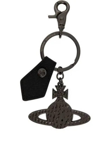 HAMMERED ORB GUNMETAL 8203011RU OM0014 N401 keyring - VIVIENNE WESTWOOD - BALAAN 1