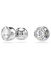 Imber Crystal Stud Earrings Silver - SWAROVSKI - BALAAN 3