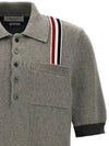 Fun Mix Jersey Stitch Knitted Polo Shirt - THOM BROWNE - BALAAN 5