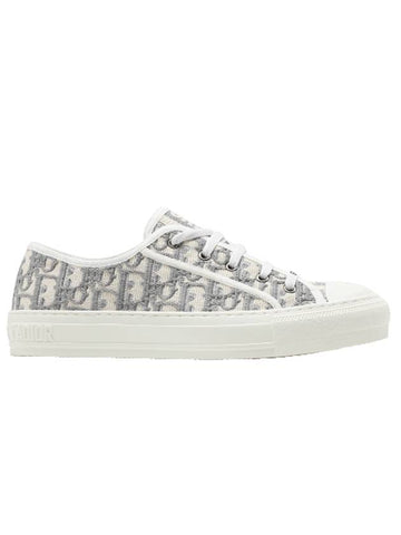 Walk'N'Dior Oblique Low Top Sneakers Grey - DIOR - BALAAN 1