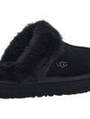 Women's Diskett Fleece Platform Slippers Black - UGG - BALAAN 11