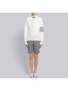 4 Bar Armband Milano Stitch Knit Top White - THOM BROWNE - BALAAN 5