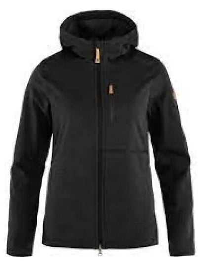 Women's Keb Fleece Hoodie Mesa Black - FJALL RAVEN - BALAAN 2