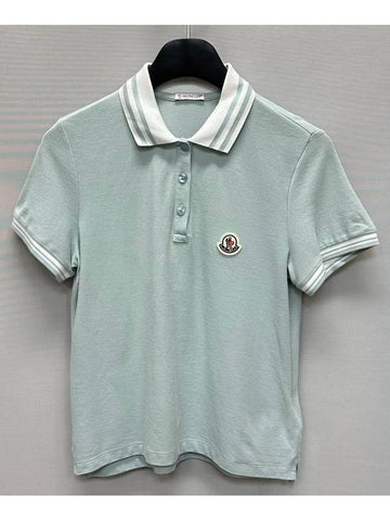 logo patch polo shirt t - MONCLER - BALAAN 1