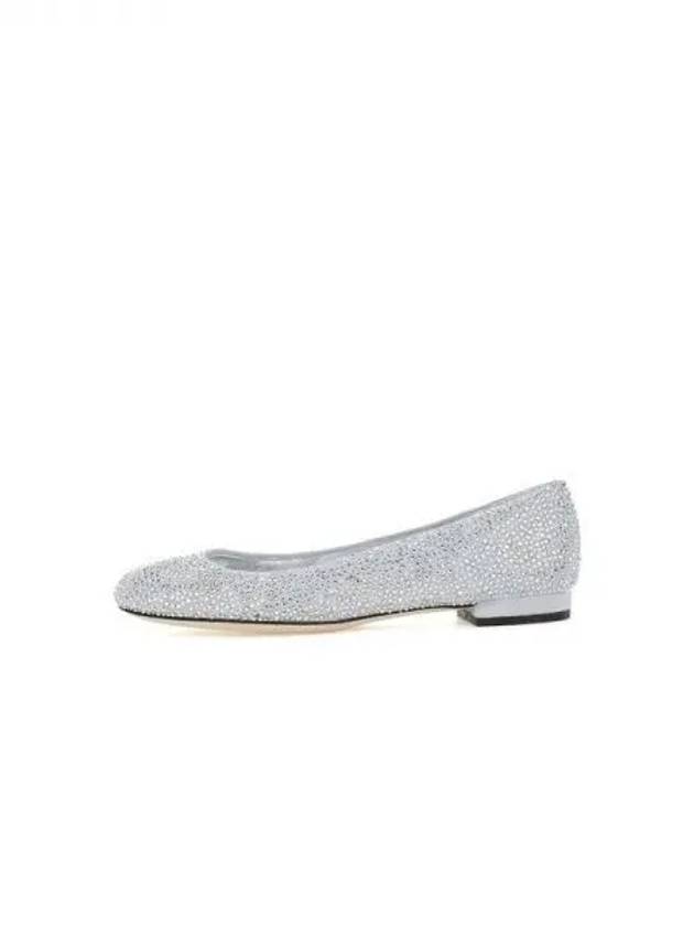 WOMEN BALET Suede Flat Shoes Gray 270282 - GIUSEPPE ZANOTTI - BALAAN 1